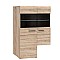 Κρεμαστή Βιτρίνα Δίφυλλη Solo αριστερή 2W 90x41x136 Sonoma Wenge