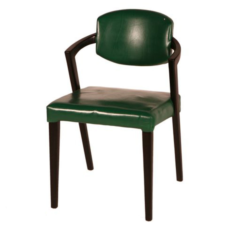 Καρέκλα ξύλινη με δέρμα Artekko 047-5110