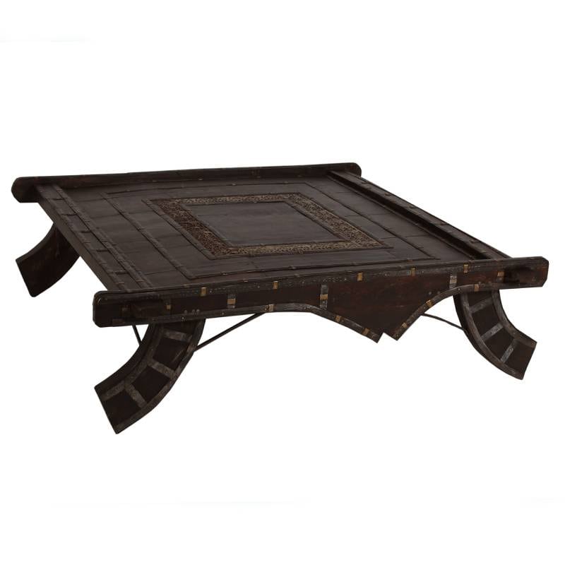 Artekko Eon Ξύλινο Τραπέζι Σαλονιού ΑΝτικέ (135x135x36) Artekko 186-0054