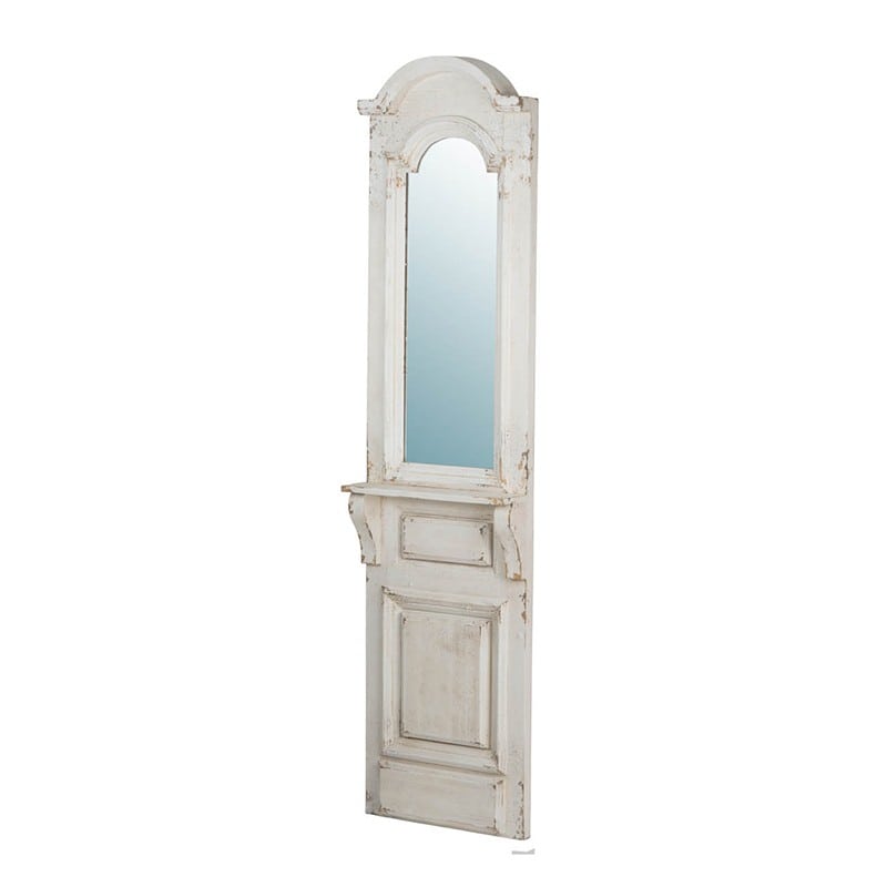 Καθρέπτης ξύλλινος λευκός πόρτα Artekko 44520