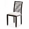 Καρέκλα σαλονιού ντυμένη με ύφασμα και ξύλινα πόδια λευκή Artekko 739-1023