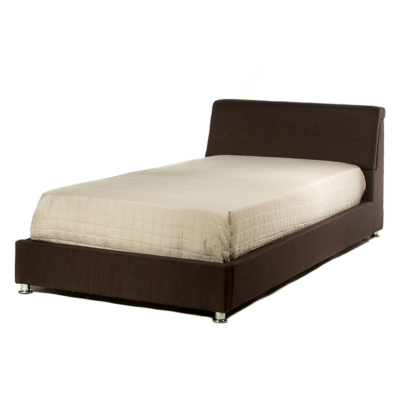 Κρεβάτι μονό με ύφασμα Artekko 741-0056