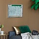 Διακοσμητικό τοίχου γκρι άνθος σε καθρεφτένιο φόντο50x70x4,8cm Artekko 82825