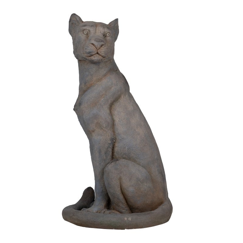 Άγαλμα Panther Διακοσμητικό Πέτρινο (41,91x38,1x78) Artekko D77555