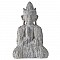 Διακοσμητικός πέτρινος εστεμένος Βούδας 15,5x8x23,5cm Artekko D8576