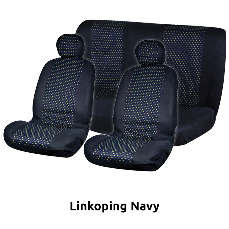 ΚΑΛΥΜΜΑΤΑ ΣΕΤ Α&#8217; ΠΟΙΟΤΗΤΑ VELOUR-JACQUARD 6 ΤΜΧ - Linkoping Navy