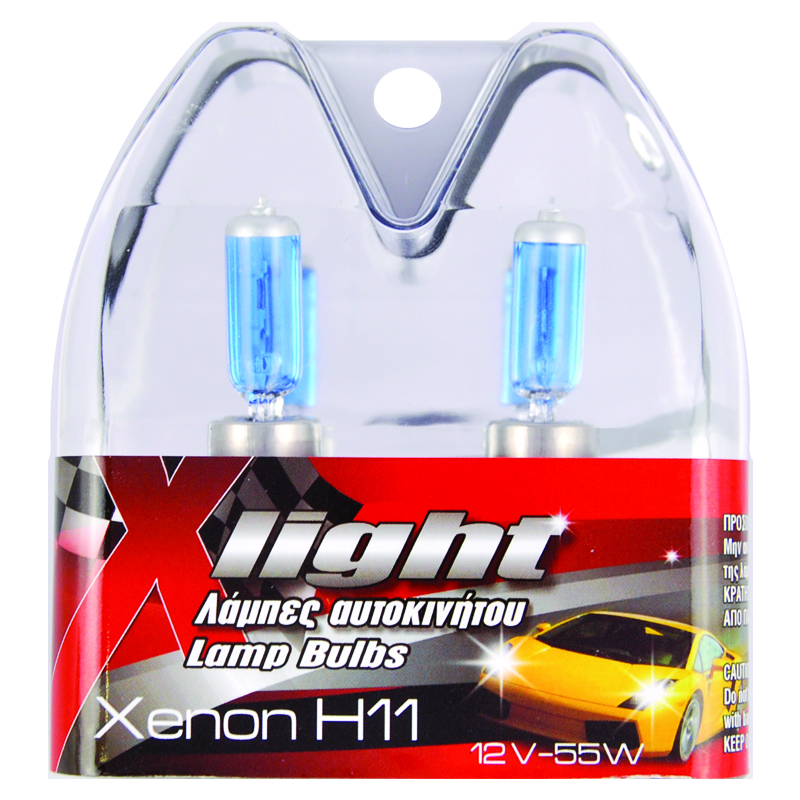 ΛΑΜΠΕΣ XENON H11 55W ΖΕΥΓΑΡΙ