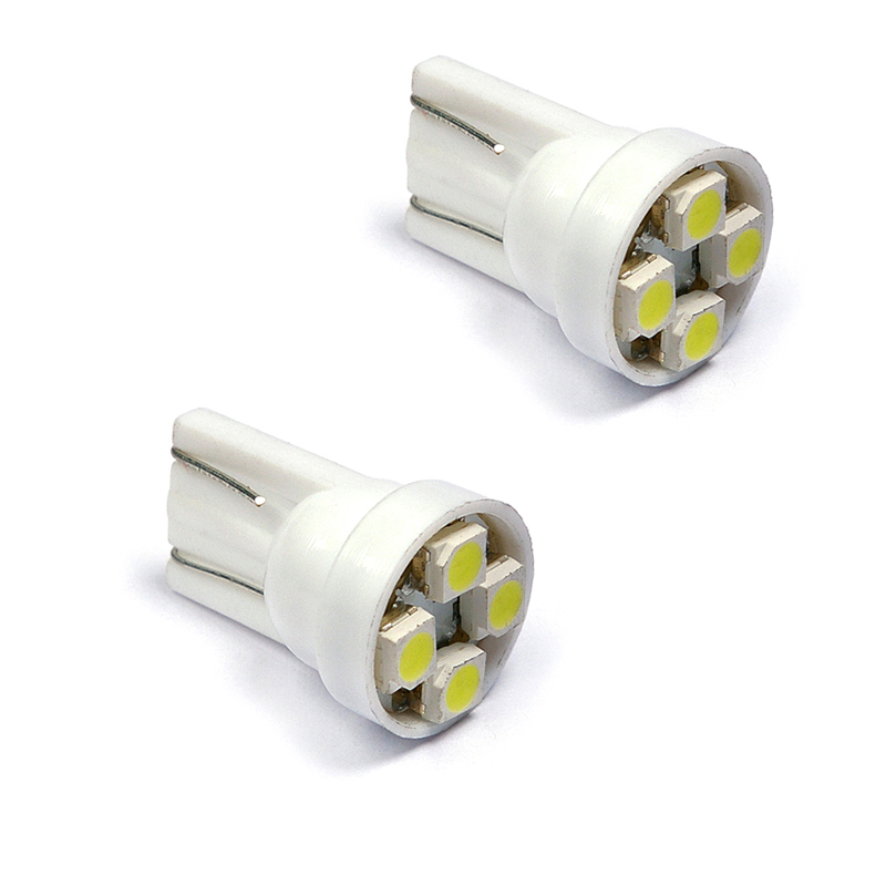 ΛΑΜΠΕΣ 4 LED T10 wedge 12V 2 ΤΜΧ