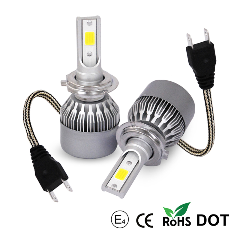 ΣΥΣΤΗΜΑ LED C6 H7 60W 7200LM, 6500K