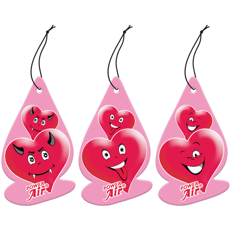 Αρωματικό Αυτοκινήτου Κρεμαστό Smiling Heart (Bubble Gum) Power Air - WINK