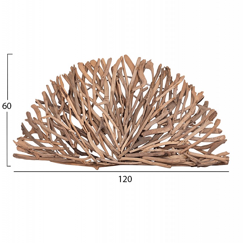 ΦΩΤΙΖΟΜΕΝΟ ΔΙΑΚΟΣΜΗΤΙΚΟ ΤΟΙΧΟΥ DREAMER2 HM4428 DRIFTWOOD-ΤΑΙΝΙΑ LED 120x60x7(πάχος)εκ