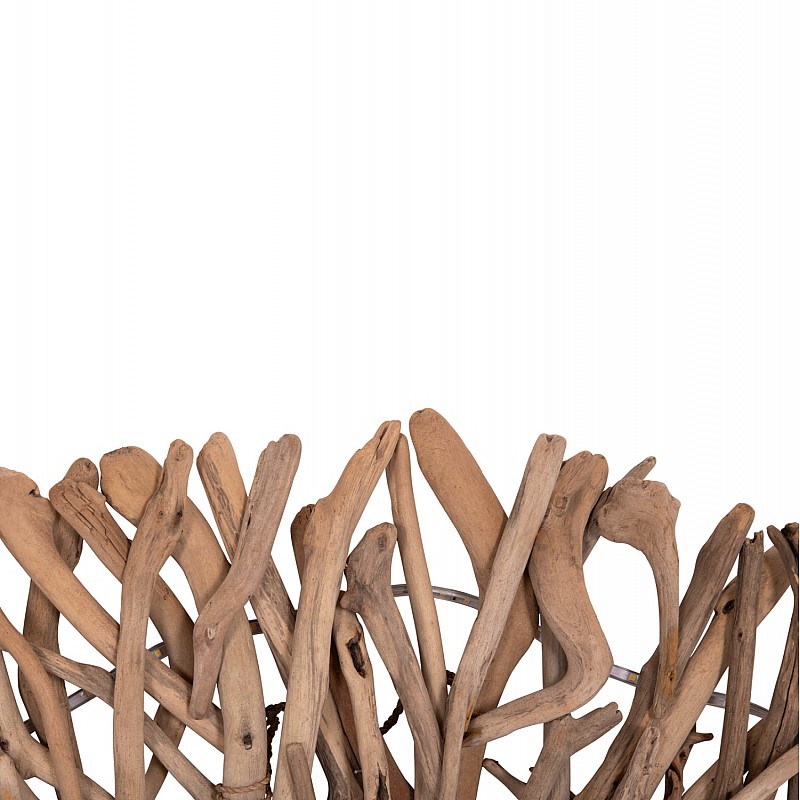 ΦΩΤΙΖΟΜΕΝΟ ΔΙΑΚΟΣΜΗΤΙΚΟ ΤΟΙΧΟΥ DREAMER2 HM4428 DRIFTWOOD-ΤΑΙΝΙΑ LED 120x60x7(πάχος)εκ