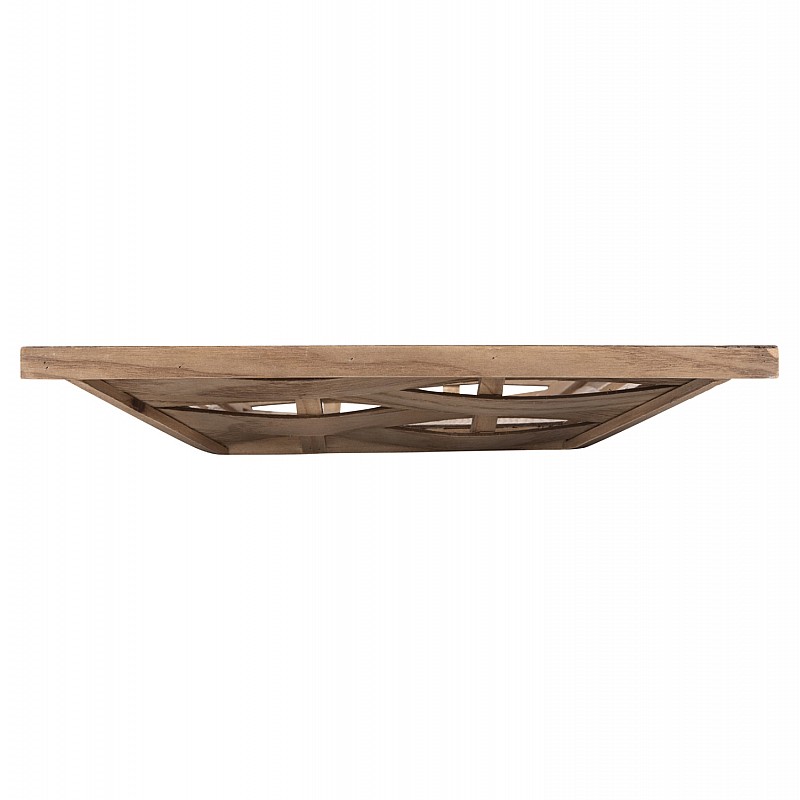 ΔΙΣΚΟΣ ΣΕΡΒΙΡΙΣΜΑΤΟΣ ΤΕΤΡΑΓΩΝΟΣ HM4229 ΞΥΛΟ ΕΛΑΤΟΥ & MDF 36x36x6Υ εκ.