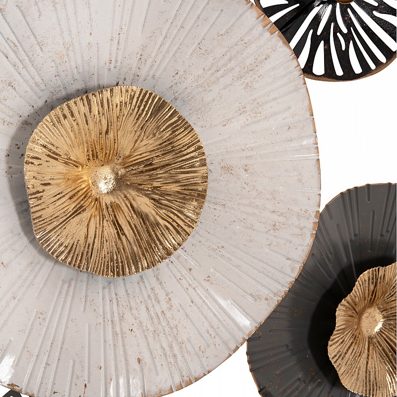 ΜΕΤΑΛΛΙΚΟ ΔΙΑΚΟΣΜΗΤΙΚΟ ΤΟΙΧΟΥ HM7170 ΓΚΡΙ ΕΚΡΟΥ ΧΡΥΣΟ 88x7x51Y εκ.