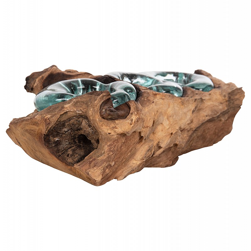 ΕΠΙΤΡΑΠΕΖΙΟ ΔΙΑΚΟΣΜΗΤΙΚΟ ΓΙΑ ΚΕΡΙΑ 3 ΘΕΣΕΩΝ HM4282 ΜΑΣΙΦ ΞΥΛΟ ΤΕΑΚ & ΓΥΑΛΙ-ΦΥΣΙΚΟ