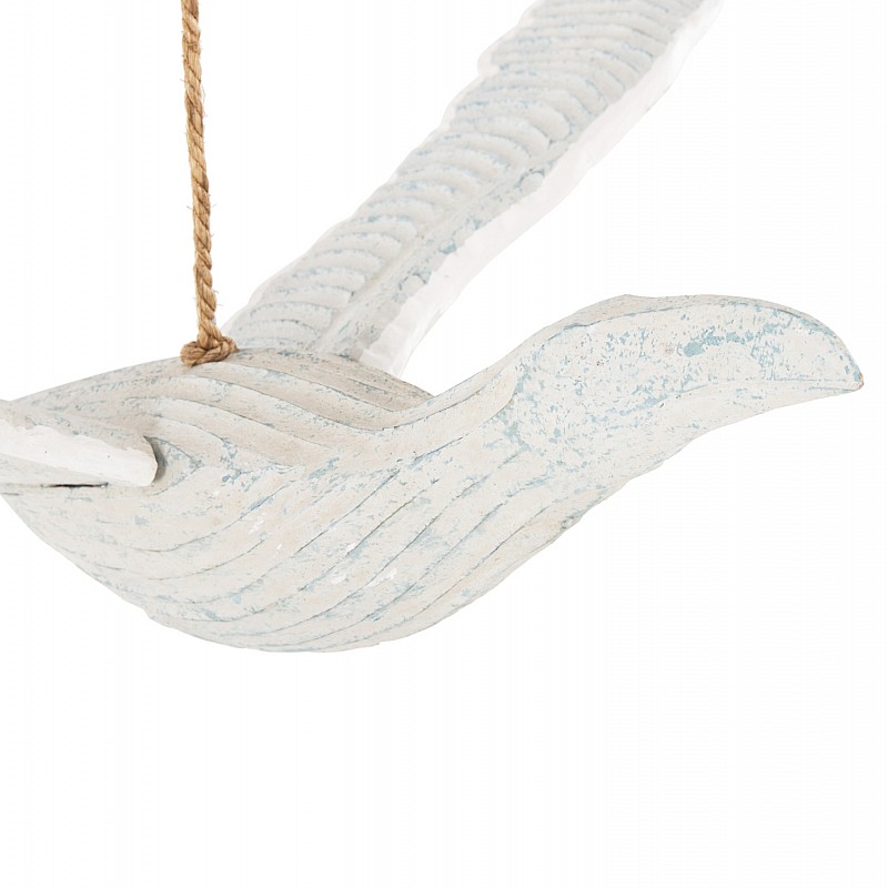 ΚΡΕΜΑΣΤΟ ΔΙAΚΟΣΜΗΤΙΚΟ ΜΕΓΑΛΟΣ ΓΛΑΡΟΣ HM4302 ΞΥΛΟ ΑΛΜΠΑΣΙΑΣ BLUEWASH 93x62x12-100Υ εκ.