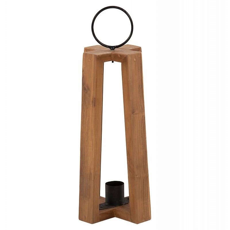 ΦΑΝΑΡΙΑ ΓΙΑ ΚΕΡΙΑ ΜΕ ΧΕΡΟΥΛΙΑ-ΚΡΙΚΟΥΣ HM4276 ΞΥΛΟ ΤΕΑΚ ΣΕ ΦΥΣΙΚΟ 24x24x50-61Υ εκ.