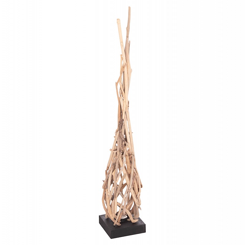 ΔΙΑΚΟΣΜΗΤΙΚΟ ΦΩΤΙΣΤΙΚΟ ΔΑΠΕΔΟΥ FLAMER HM4439 DRIFTWOOD ΣΕ ΦΥΣΙΚΟ 30x30x179Υεκ.