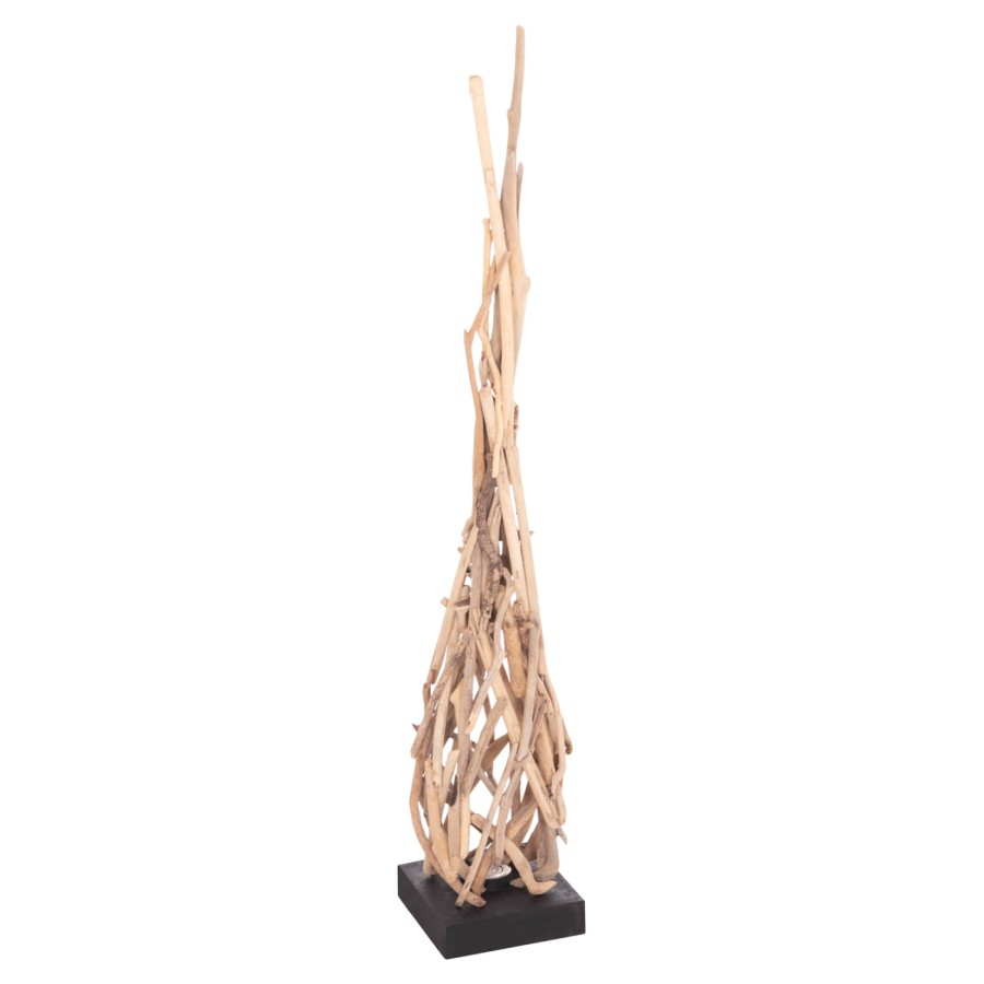 ΔΙΑΚΟΣΜΗΤΙΚΟ ΦΩΤΙΣΤΙΚΟ ΔΑΠΕΔΟΥ FLAMER HM4439 DRIFTWOOD ΣΕ ΦΥΣΙΚΟ 30x30x179Υεκ.