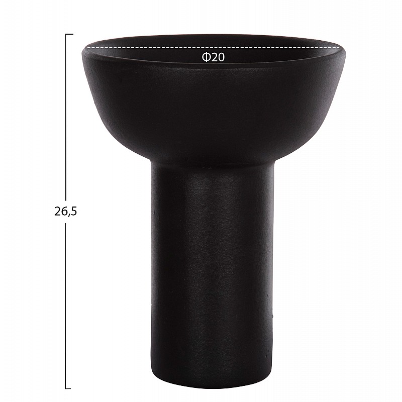 ΕΠΙΤΡΑΠΕΖΙΟ ΚΕΡΑΜΙΚΟ ΔΙΑΚΟΣΜΗΤΙΚΟ ELENDIL HM4603.02 ΜΑΥΡΟ ΜΑΤ Φ20x26.5Υεκ ΕΠΙΤΡΑΠΕΖΙΟ ΚΕΡΑΜΙΚΟ ΔΙΑΚΟΣΜΗΤΙΚΟ ELENDIL HM4603.02 ΜΑΥΡΟ ΜΑΤ Φ20x26.5Υεκ