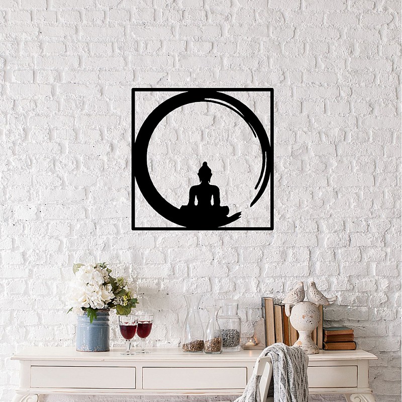 ΔΙΑΚΟΣΜΗΤΙΚΟ ΤΟΙΧΟΥ 100% ΜΕΤΑΛΛΙΚΟ ΜΑΥΡΟ BUDDHA FIGURE 50Χ50 HM7210 ΔΙΑΚΟΣΜΗΤΙΚΟ ΤΟΙΧΟΥ 100% ΜΕΤΑΛΛΙΚΟ ΜΑΥΡΟ BUDDHA FIGURE 50Χ50 HM7210