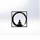 ΔΙΑΚΟΣΜΗΤΙΚΟ ΤΟΙΧΟΥ 100% ΜΕΤΑΛΛΙΚΟ ΜΑΥΡΟ BUDDHA FIGURE 50Χ50 HM7210 ΔΙΑΚΟΣΜΗΤΙΚΟ ΤΟΙΧΟΥ 100% ΜΕΤΑΛΛΙΚΟ ΜΑΥΡΟ BUDDHA FIGURE 50Χ50 HM7210