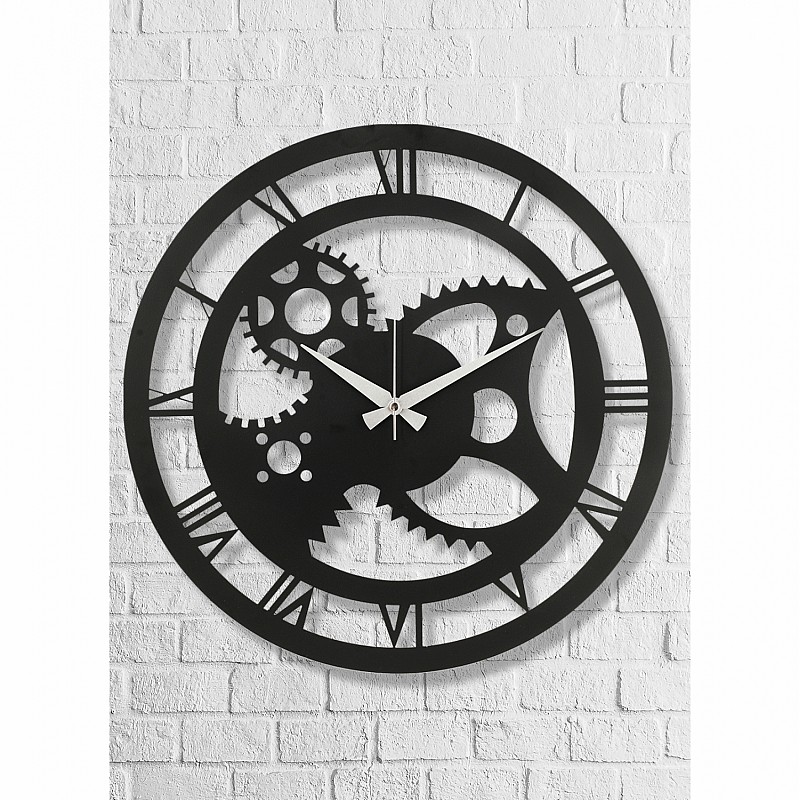 ΡΟΛΟΙ ΤΟΙΧΟΥ ΜΕΤΑΛΛΙΚΟ ΜΑΥΡΟ HM7447 Φ50 εκ. ΡΟΛΟΙ ΤΟΙΧΟΥ ΜΕΤΑΛΛΙΚΟ ΜΑΥΡΟ HM7447 Φ50 εκ.