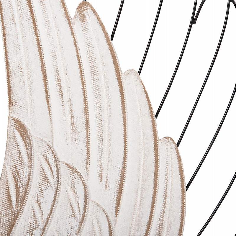 ΔΙΑΚΟΣΜΗΤΙΚΟ ΤΟΙΧΟΥ ΣΕΤ 2ΤΜΧ ΦΤΕΡΑ HM4223 MDF ΣΕ ΛΕΥΚΟ-ΜΑΥΡΟ ΜΕΤΑΛΛΟ 39x1,5x92Υ εκ. ΔΙΑΚΟΣΜΗΤΙΚΟ ΤΟΙΧΟΥ ΣΕΤ 2ΤΜΧ ΦΤΕΡΑ HM4223 MDF ΣΕ ΛΕΥΚΟ-ΜΑΥΡΟ ΜΕΤΑΛΛΟ 39x1,5x92Υ εκ.