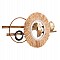 ΡΟΛΟΙ ΤΟΙΧΟΥ HM4200 ΜΕΤΑΛΛΟ & ΙΝΕΣ RAFFIA ΣΕ ΓΗΙΝΑ ΧΡΩΜΑΤΑ 100x49Υεκ.