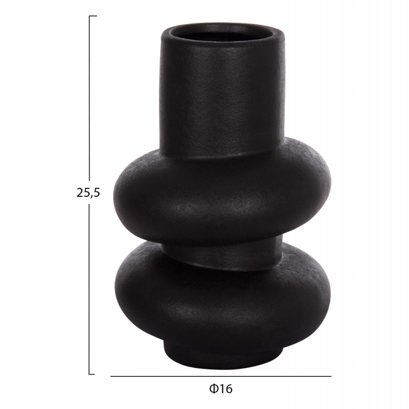 ΕΠΙΤΡΑΠΕΖΙΟ ΚΕΡΑΜΙΚΟ ΔΙΑΚΟΣΜΗΤΙΚΟ ROOK HM4627.02 ΜΑΥΡΟ ΜΑΤ Φ16x25,5Υεκ ΕΠΙΤΡΑΠΕΖΙΟ ΚΕΡΑΜΙΚΟ ΔΙΑΚΟΣΜΗΤΙΚΟ ROOK HM4627.02 ΜΑΥΡΟ ΜΑΤ Φ16x25,5Υεκ