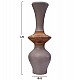 ΔΙΑΚΟΣΜΗΤΙΚΟ ΒΑΖΟ ΔΑΠΕΔΟΥ NEBULA HM4660.05S FIBER CEMENT TAUPE--ΞΥΛΟ ΤΕΑΚ Φ45x120Υεκ ΔΙΑΚΟΣΜΗΤΙΚΟ ΒΑΖΟ ΔΑΠΕΔΟΥ NEBULA HM4660.05S FIBER CEMENT TAUPE--ΞΥΛΟ ΤΕΑΚ Φ45x120Υεκ