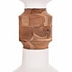 ΔΙΑΚΟΣΜΗΤΙΚΟ ΒΑΖΟ ΔΑΠΕΔΟΥ NEBULA HM4661.02 FIBER CEMENT ΛΕΥΚΟ--ΞΥΛΟ ΤΕΑΚ Φ60x115Υεκ.