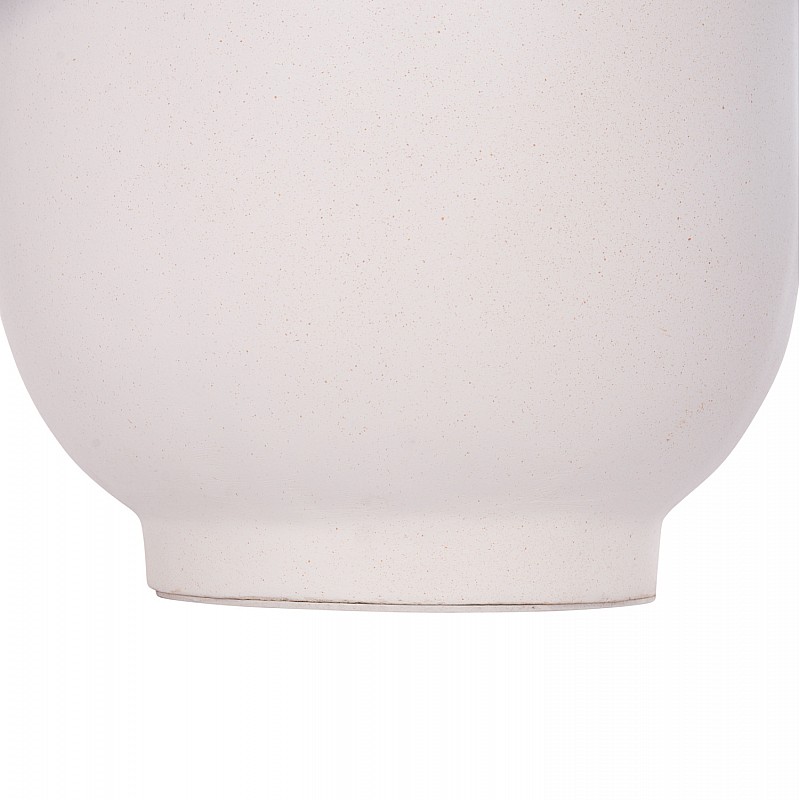 ΔΙΑΚΟΣΜΗΤΙΚΟ ΒΑΖΟ ΔΑΠΕΔΟΥ LINTER HM4662.02S FIBER CEMENT ΛΕΥΚΟ--ΞΥΛΟ ΤΕΑΚ Φ34x60Υεκ.