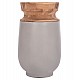 ΔΙΑΚΟΣΜΗΤΙΚΟ ΒΑΖΟ ΔΑΠΕΔΟΥ LINTER HM4662.03S FIBER CEMENT ΓΚΡΙ--ΞΥΛΟ ΤΕΑΚ Φ34x60Υεκ.