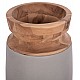 ΔΙΑΚΟΣΜΗΤΙΚΟ ΒΑΖΟ ΔΑΠΕΔΟΥ LINTER HM4662.03S FIBER CEMENT ΓΚΡΙ--ΞΥΛΟ ΤΕΑΚ Φ34x60Υεκ.