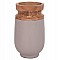 ΔΙΑΚΟΣΜΗΤΙΚΟ ΒΑΖΟ ΔΑΠΕΔΟΥ LINTER HM4662.05S FIBER CEMENT ΓΚΡΙ ΜΑΤ--ΞΥΛΟ ΤΕΑΚ Φ34x60Υεκ