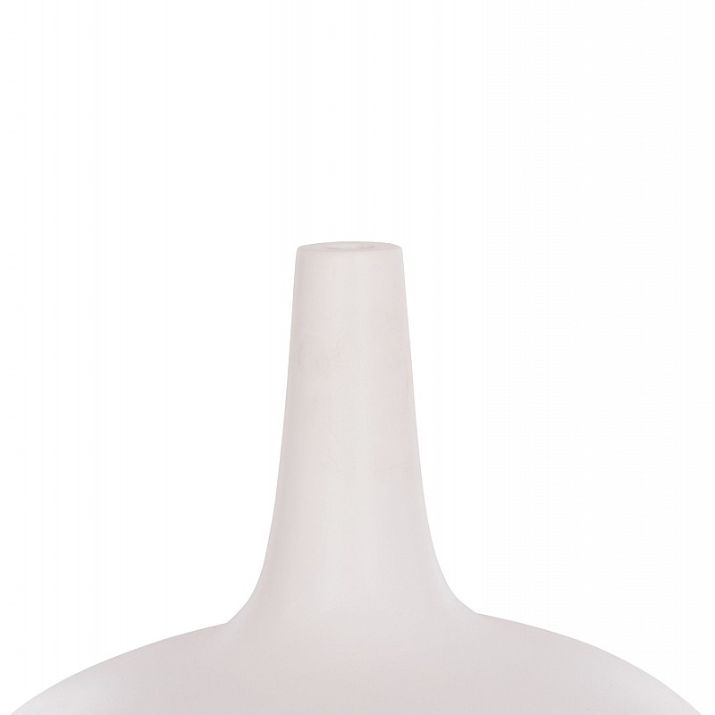 ΕΠΙΤΡΑΠΕΖΙΟ ΔΙΑΚΟΣΜΗΤΙΚΟ ΒΑΖΟ DENI HM4663.02M FIBER CEMENT ΣΕ ΛΕΥΚΟ--Φ30x29.5Υεκ