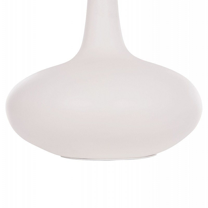 ΕΠΙΤΡΑΠΕΖΙΟ ΔΙΑΚΟΣΜΗΤΙΚΟ ΒΑΖΟ DENI HM4663.02M FIBER CEMENT ΣΕ ΛΕΥΚΟ--Φ30x29.5Υεκ