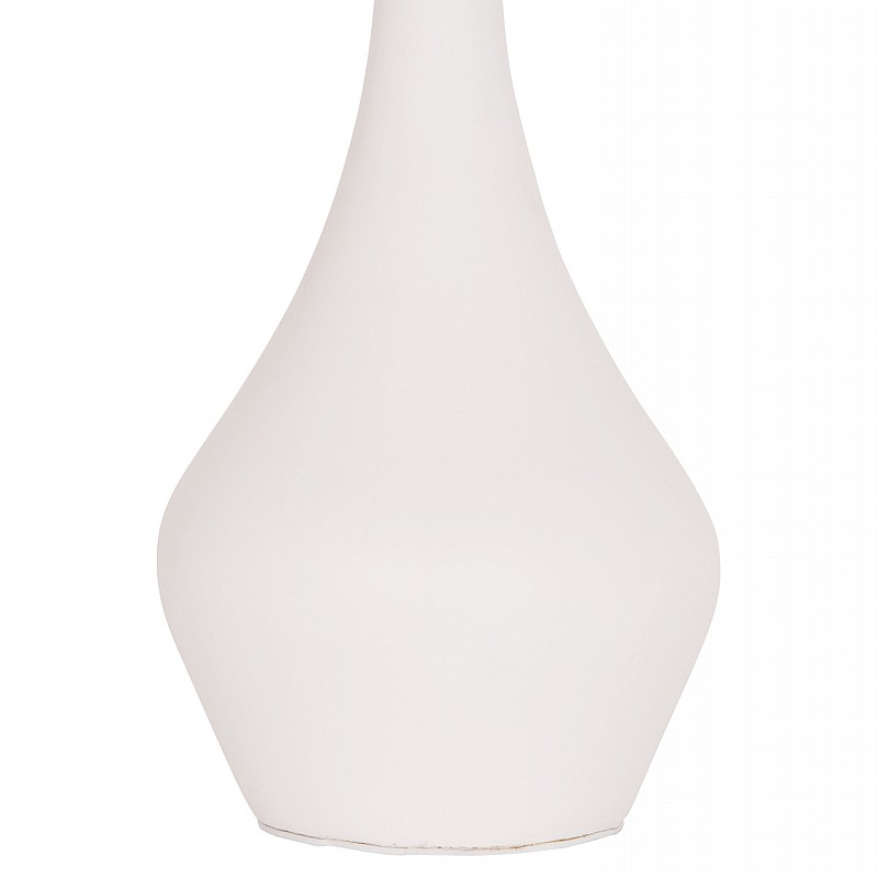 ΕΠΙΤΡΑΠΕΖΙΟ ΔΙΑΚΟΣΜΗΤΙΚΟ ΒΑΖΟ DENI HM4663.02S FIBER CEMENT ΣΕ ΛΕΥΚΟ--Φ15x27Υεκ.