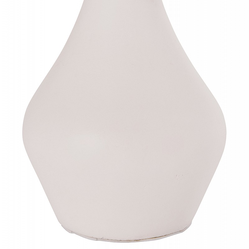 ΕΠΙΤΡΑΠΕΖΙΟ ΔΙΑΚΟΣΜΗΤΙΚΟ ΒΑΖΟ DENI HM4663.02S FIBER CEMENT ΣΕ ΛΕΥΚΟ--Φ15x27Υεκ.