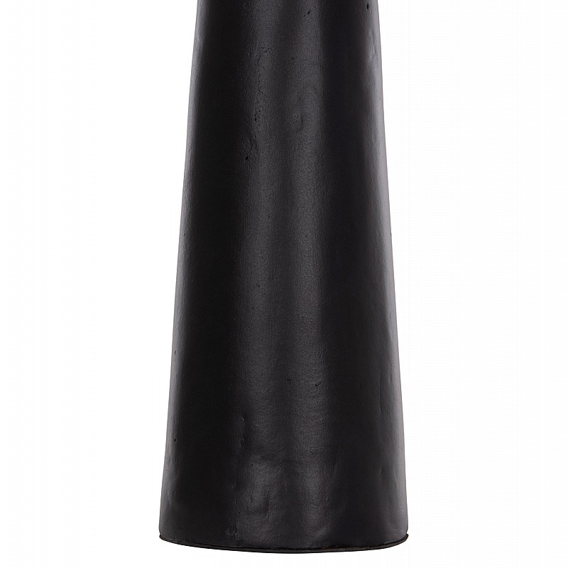 ΕΠΙΤΡΑΠΕΖΙΟ ΔΙΑΚΟΣΜΗΤΙΚΟ ΒΑΖΟ LEKKAN HM4664.01L ΤΕΡΑΚΟΤΑ ΣΕ ΜΑΥΡΟ--Φ18x38Υεκ.