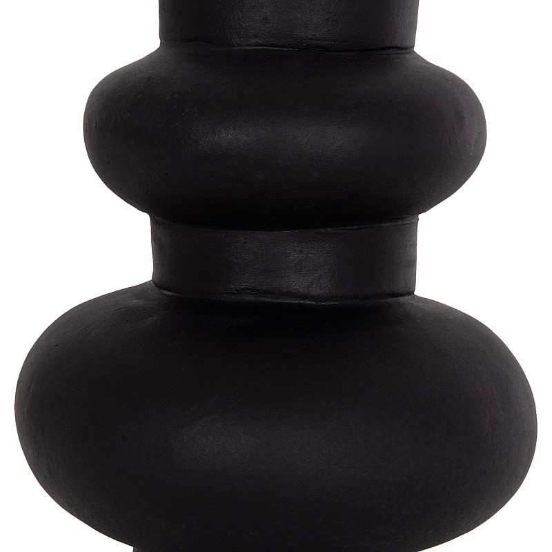 ΕΠΙΤΡΑΠΕΖΙΟ ΔΙΑΚΟΣΜΗΤΙΚΟ ΒΑΖΟ LEMA HM4664.01M ΤΕΡΑΚΟΤΑ ΣΕ ΜΑΥΡΟ--Φ22x29Υεκ.