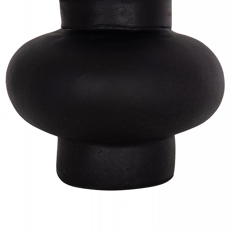 ΕΠΙΤΡΑΠΕΖΙΟ ΔΙΑΚΟΣΜΗΤΙΚΟ ΒΑΖΟ LEMA HM4664.01M ΤΕΡΑΚΟΤΑ ΣΕ ΜΑΥΡΟ--Φ22x29Υεκ.