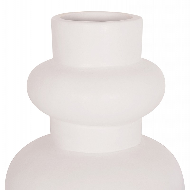 ΕΠΙΤΡΑΠΕΖΙΟ ΔΙΑΚΟΣΜΗΤΙΚΟ ΒΑΖΟ LEMA HM4664.02M ΤΕΡΑΚΟΤΑ ΣΕ ΛΕΥΚΟ--Φ22x29Υεκ.