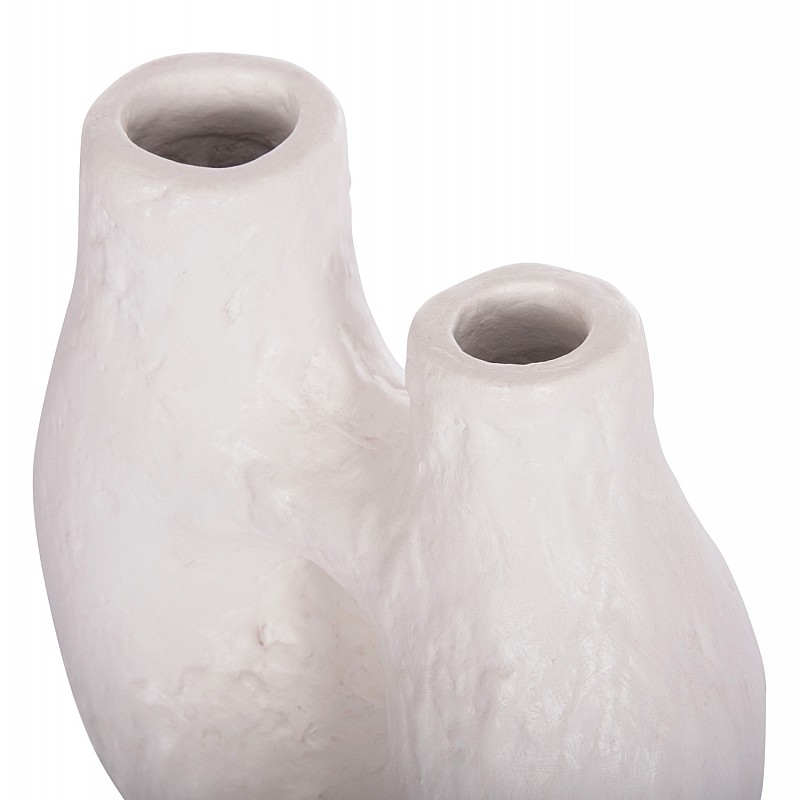 ΕΠΙΤΡΑΠΕΖΙΟ ΔΙΑΚΟΣΜΗΤΙΚΟ ΒΑΖΟ NAMENTIS HM4665.02S ΛΕΥΚΗ ΤΕΡΑΚΟΤΑ--26x15x32.5Υεκ