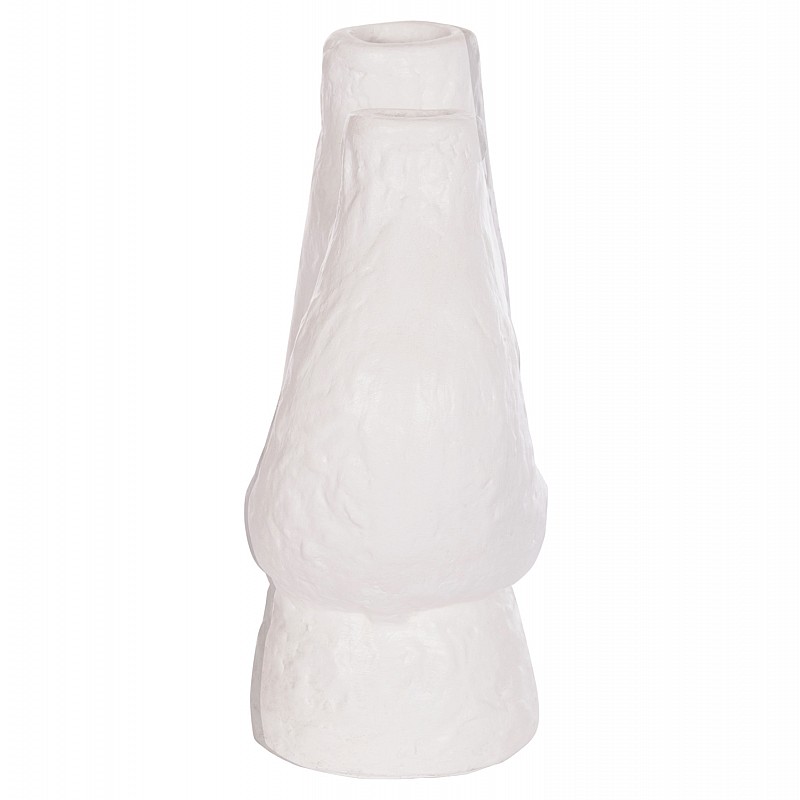 ΕΠΙΤΡΑΠΕΖΙΟ ΔΙΑΚΟΣΜΗΤΙΚΟ ΒΑΖΟ NAMENTIS HM4665.02S ΛΕΥΚΗ ΤΕΡΑΚΟΤΑ--26x15x32.5Υεκ