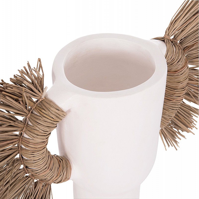 ΕΠΙΤΡΑΠΕΖΙΟ ΔΙΑΚΟΣΜΗΤΙΚΟ ΒΑΖΟ ALICA HM4668.02S ΛΕΥΚΗ ΤΕΡΑΚΟΤΑ & GRASS--55x19x34Υεκ ΕΠΙΤΡΑΠΕΖΙΟ ΔΙΑΚΟΣΜΗΤΙΚΟ ΒΑΖΟ ALICA HM4668.02S ΛΕΥΚΗ ΤΕΡΑΚΟΤΑ & GRASS--55x19x34Υεκ