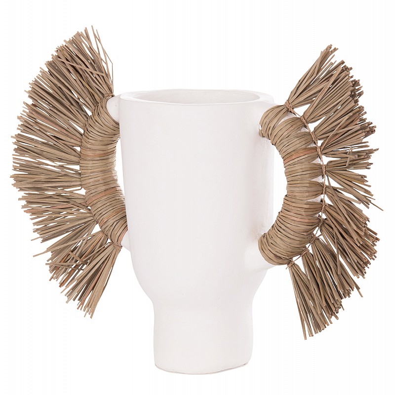 ΕΠΙΤΡΑΠΕΖΙΟ ΔΙΑΚΟΣΜΗΤΙΚΟ ΒΑΖΟ ALICA HM4668.02S ΛΕΥΚΗ ΤΕΡΑΚΟΤΑ & GRASS--55x19x34Υεκ ΕΠΙΤΡΑΠΕΖΙΟ ΔΙΑΚΟΣΜΗΤΙΚΟ ΒΑΖΟ ALICA HM4668.02S ΛΕΥΚΗ ΤΕΡΑΚΟΤΑ & GRASS--55x19x34Υεκ