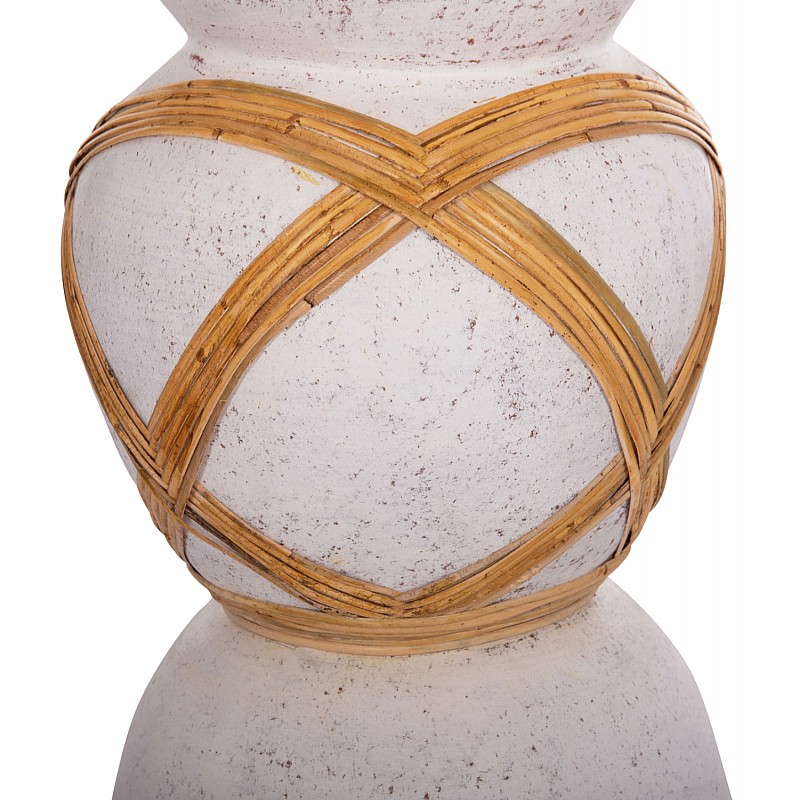 ΔΙΑΚΟΣΜΗΤΙΚΟ ΒΑΖΟ ΔΑΠΕΔΟΥ MAYNARD HM4672.02L TERRACOTTA ΛΕΥΚΟ--RATTAN Φ32x62.5Υεκ. ΔΙΑΚΟΣΜΗΤΙΚΟ ΒΑΖΟ ΔΑΠΕΔΟΥ MAYNARD HM4672.02L TERRACOTTA ΛΕΥΚΟ--RATTAN Φ32x62.5Υεκ.