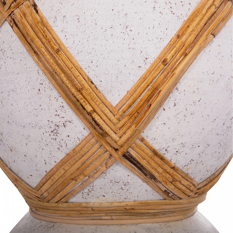 ΔΙΑΚΟΣΜΗΤΙΚΟ ΒΑΖΟ ΔΑΠΕΔΟΥ MAYNARD HM4672.02L TERRACOTTA ΛΕΥΚΟ--RATTAN Φ32x62.5Υεκ. ΔΙΑΚΟΣΜΗΤΙΚΟ ΒΑΖΟ ΔΑΠΕΔΟΥ MAYNARD HM4672.02L TERRACOTTA ΛΕΥΚΟ--RATTAN Φ32x62.5Υεκ.
